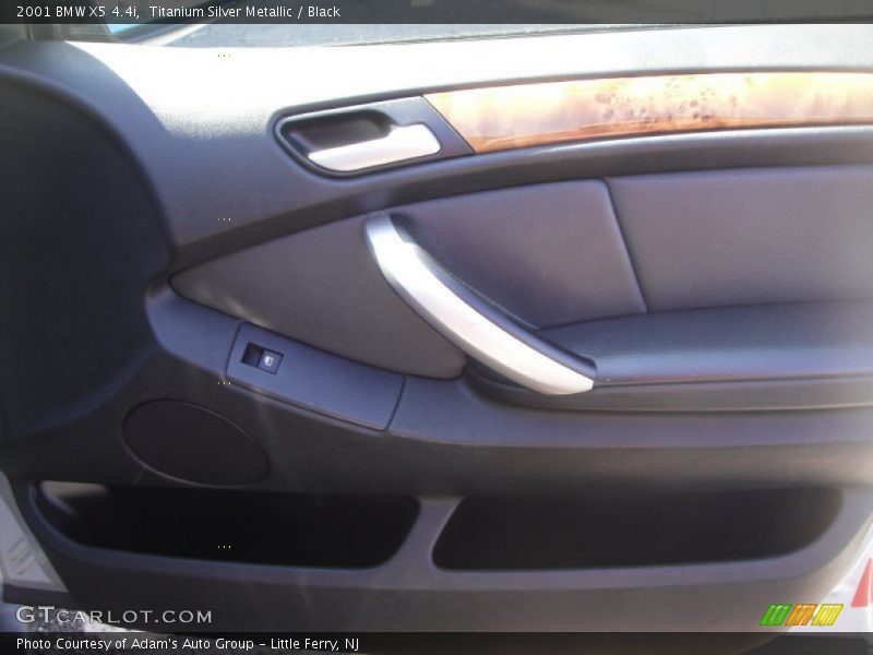 Titanium Silver Metallic / Black 2001 BMW X5 4.4i