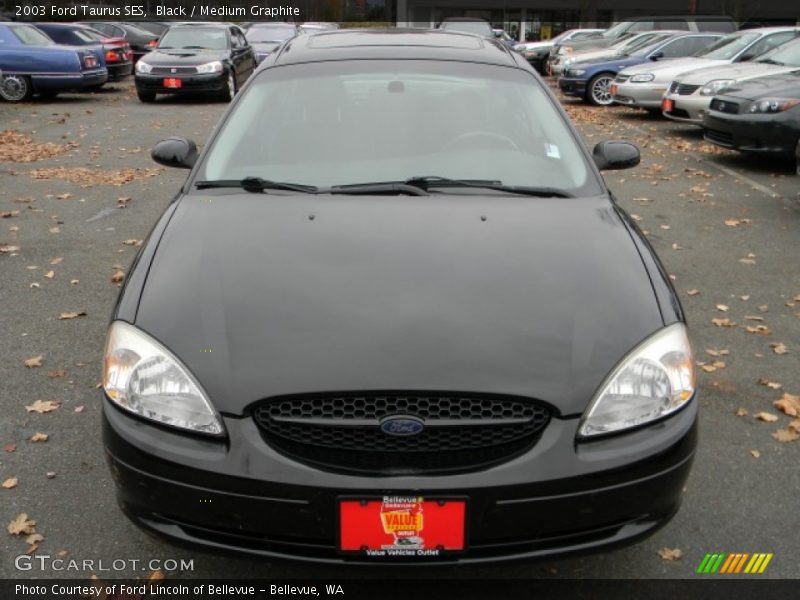 Black / Medium Graphite 2003 Ford Taurus SES