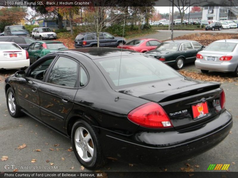 Black / Medium Graphite 2003 Ford Taurus SES