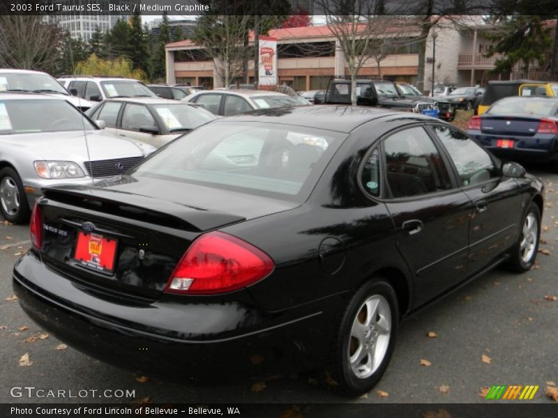 Black / Medium Graphite 2003 Ford Taurus SES