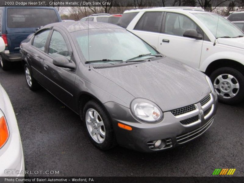Graphite Metallic / Dark Slate Gray 2003 Dodge Neon SXT