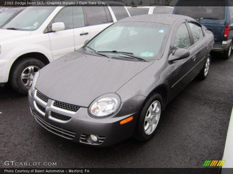 Graphite Metallic / Dark Slate Gray 2003 Dodge Neon SXT