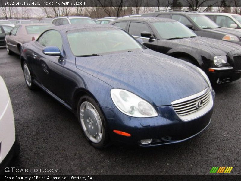 Indigo Ink Pearl / Saddle 2002 Lexus SC 430