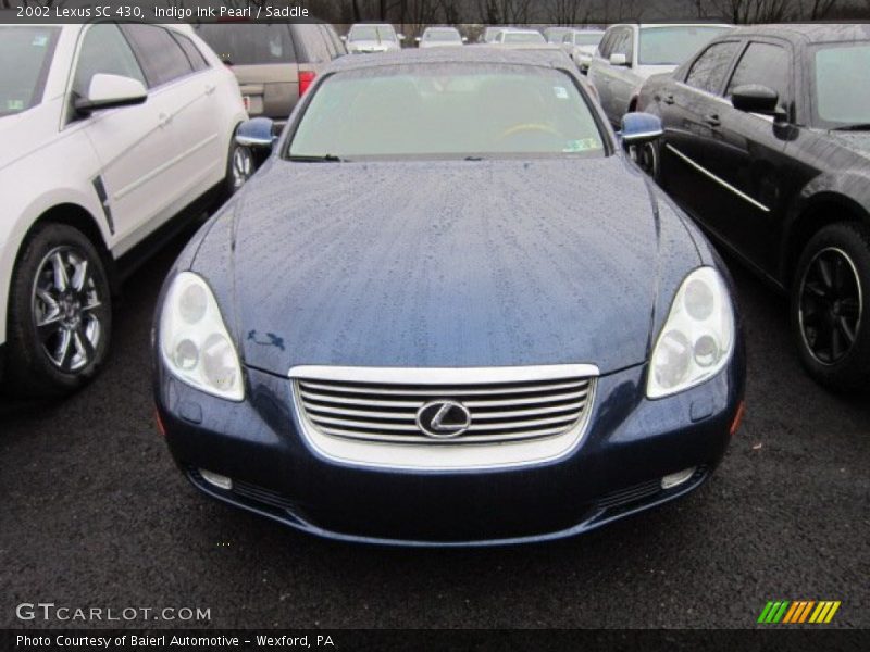 Indigo Ink Pearl / Saddle 2002 Lexus SC 430