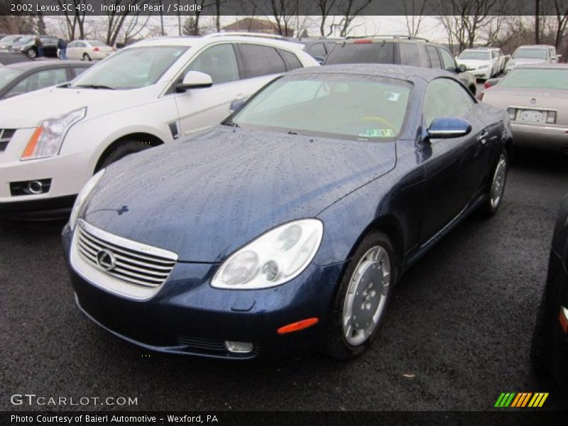 Indigo Ink Pearl / Saddle 2002 Lexus SC 430