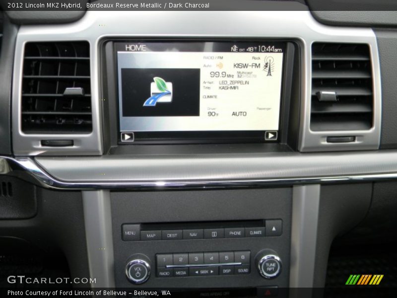 Bordeaux Reserve Metallic / Dark Charcoal 2012 Lincoln MKZ Hybrid