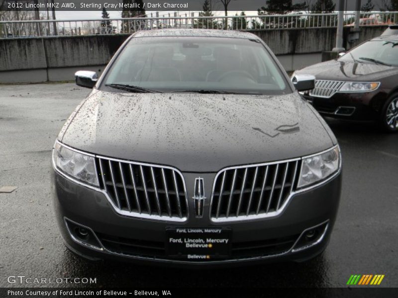 Sterling Gray Metallic / Dark Charcoal 2012 Lincoln MKZ AWD