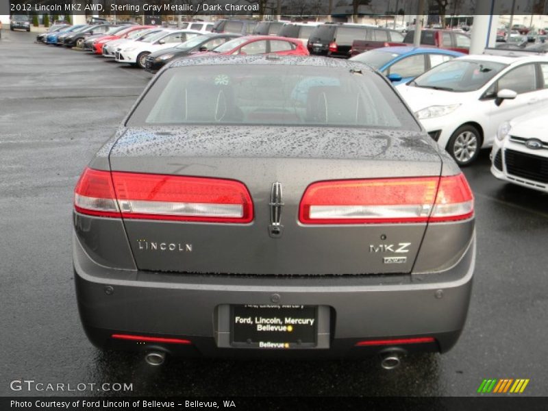 Sterling Gray Metallic / Dark Charcoal 2012 Lincoln MKZ AWD