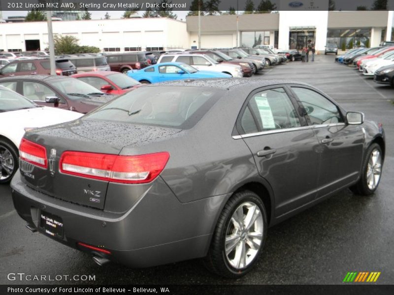 Sterling Gray Metallic / Dark Charcoal 2012 Lincoln MKZ AWD