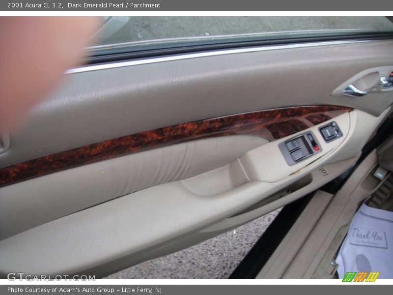 Dark Emerald Pearl / Parchment 2001 Acura CL 3.2