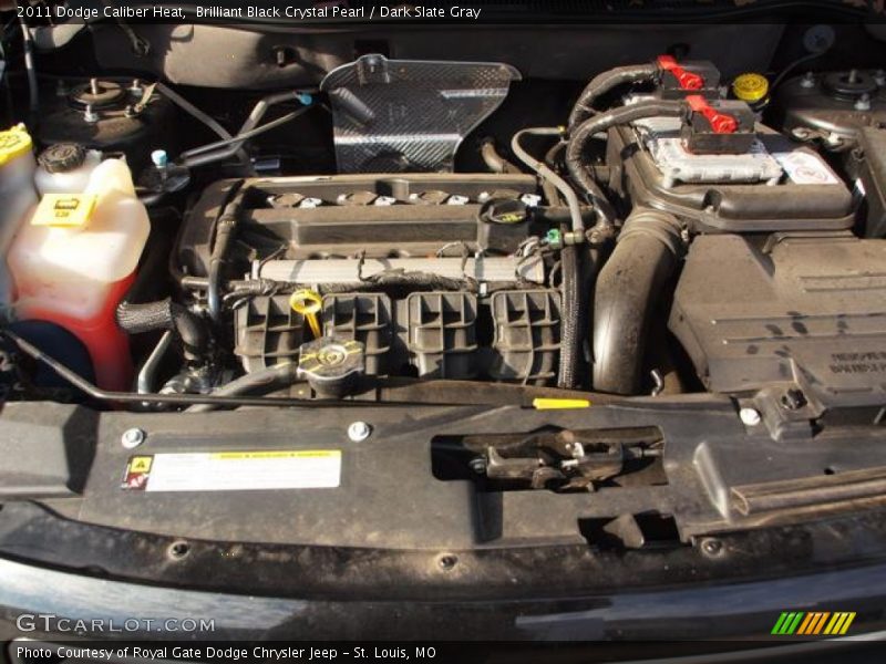 Brilliant Black Crystal Pearl / Dark Slate Gray 2011 Dodge Caliber Heat
