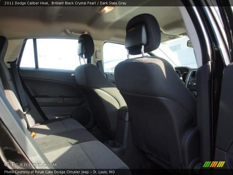 Brilliant Black Crystal Pearl / Dark Slate Gray 2011 Dodge Caliber Heat