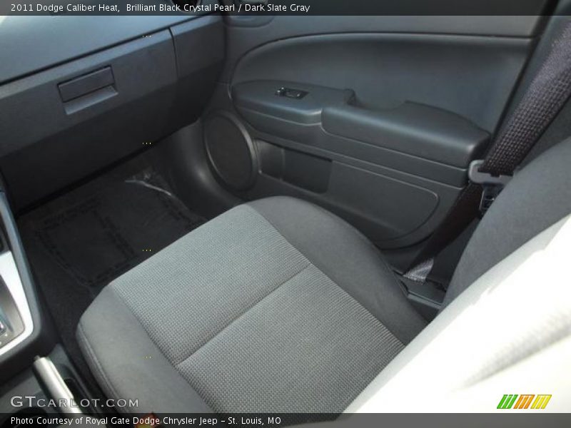 Brilliant Black Crystal Pearl / Dark Slate Gray 2011 Dodge Caliber Heat