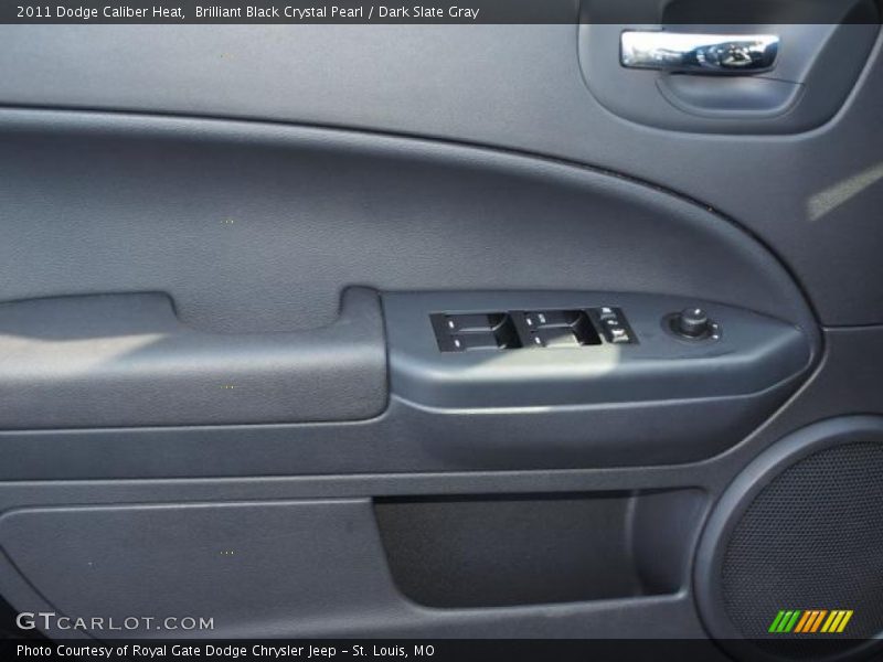 Brilliant Black Crystal Pearl / Dark Slate Gray 2011 Dodge Caliber Heat
