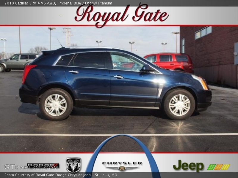 Imperial Blue / Ebony/Titanium 2010 Cadillac SRX 4 V6 AWD