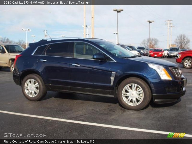 Imperial Blue / Ebony/Titanium 2010 Cadillac SRX 4 V6 AWD