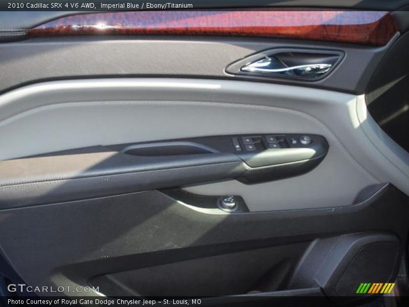 Imperial Blue / Ebony/Titanium 2010 Cadillac SRX 4 V6 AWD