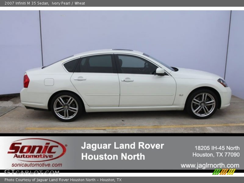 Ivory Pearl / Wheat 2007 Infiniti M 35 Sedan