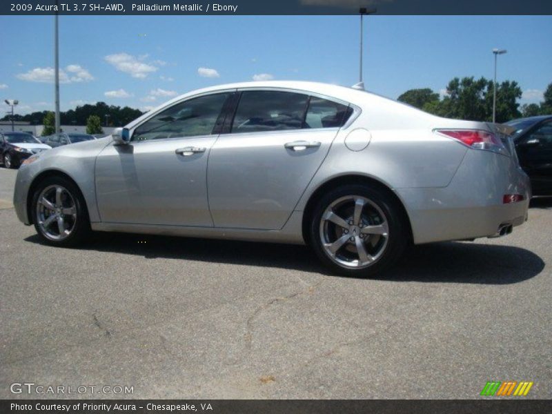 Palladium Metallic / Ebony 2009 Acura TL 3.7 SH-AWD
