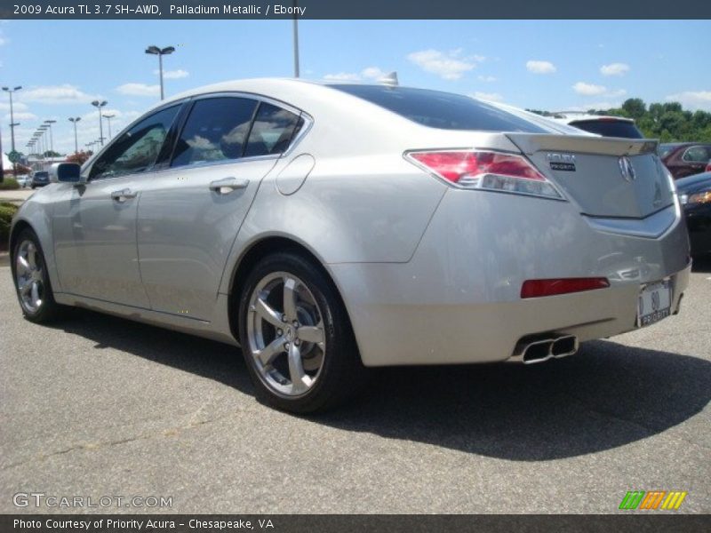 Palladium Metallic / Ebony 2009 Acura TL 3.7 SH-AWD
