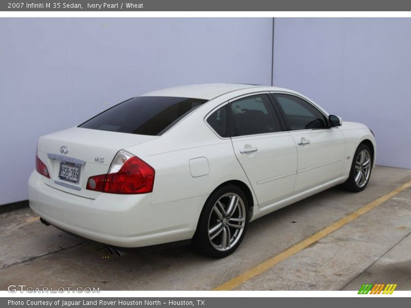 Ivory Pearl / Wheat 2007 Infiniti M 35 Sedan