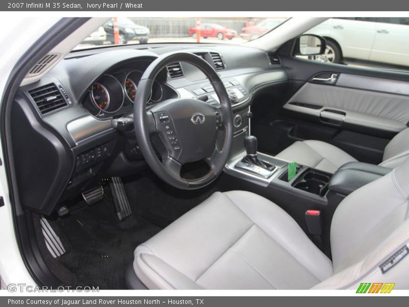 Ivory Pearl / Wheat 2007 Infiniti M 35 Sedan