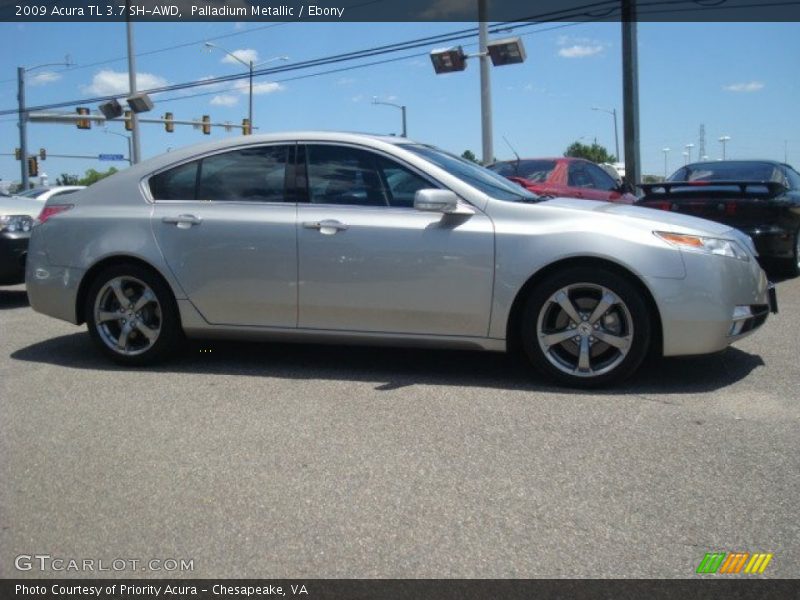 Palladium Metallic / Ebony 2009 Acura TL 3.7 SH-AWD