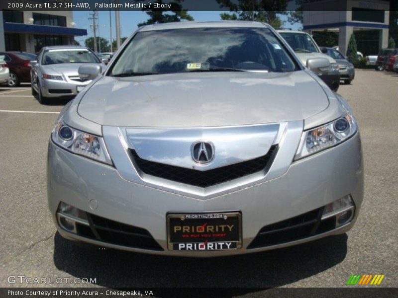 Palladium Metallic / Ebony 2009 Acura TL 3.7 SH-AWD