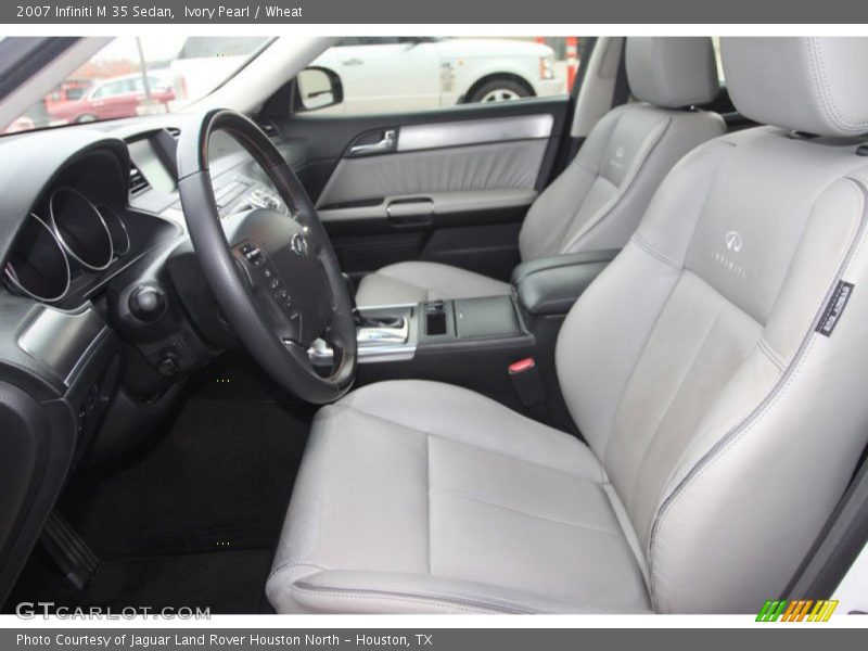 Ivory Pearl / Wheat 2007 Infiniti M 35 Sedan