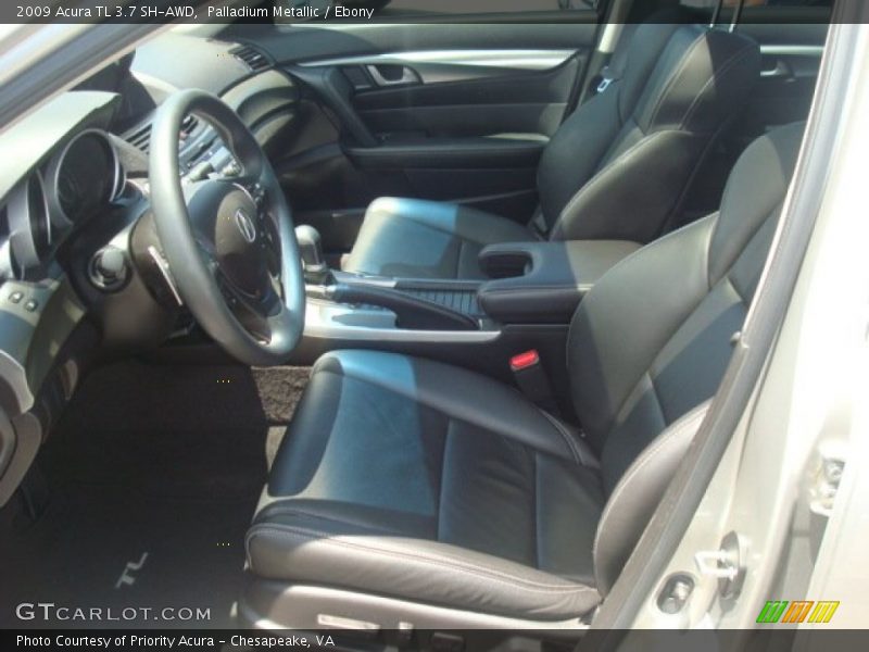Palladium Metallic / Ebony 2009 Acura TL 3.7 SH-AWD