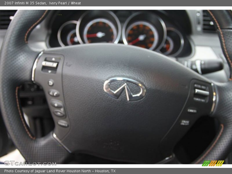 Ivory Pearl / Wheat 2007 Infiniti M 35 Sedan