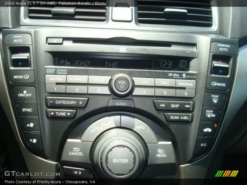 Palladium Metallic / Ebony 2009 Acura TL 3.7 SH-AWD