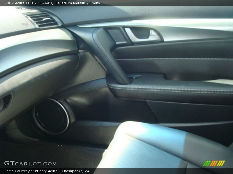 Palladium Metallic / Ebony 2009 Acura TL 3.7 SH-AWD
