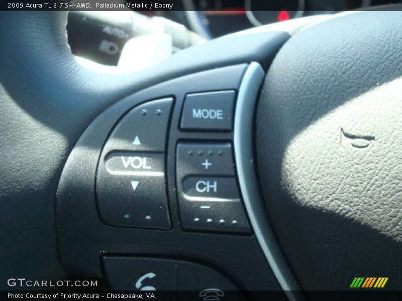 Palladium Metallic / Ebony 2009 Acura TL 3.7 SH-AWD