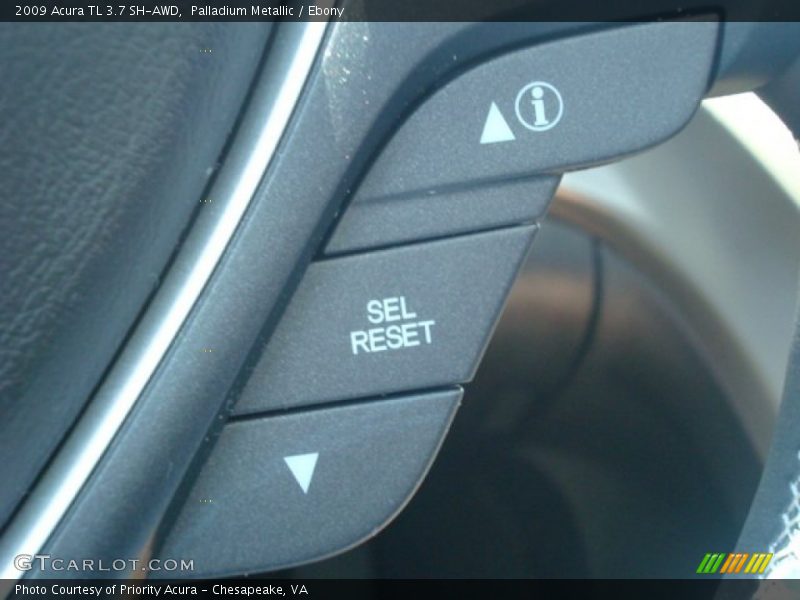 Palladium Metallic / Ebony 2009 Acura TL 3.7 SH-AWD