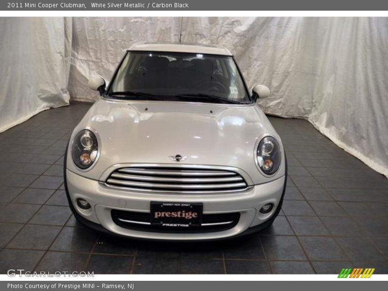 White Silver Metallic / Carbon Black 2011 Mini Cooper Clubman