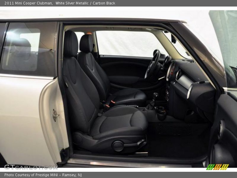 White Silver Metallic / Carbon Black 2011 Mini Cooper Clubman