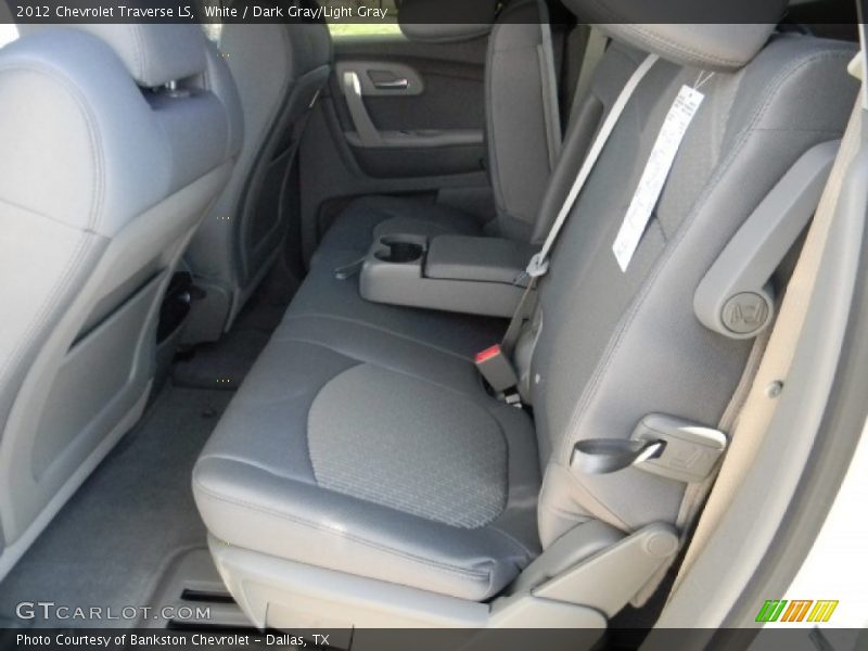 White / Dark Gray/Light Gray 2012 Chevrolet Traverse LS