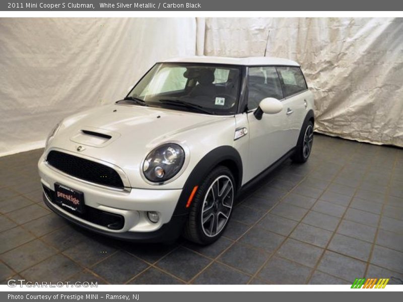 White Silver Metallic / Carbon Black 2011 Mini Cooper S Clubman