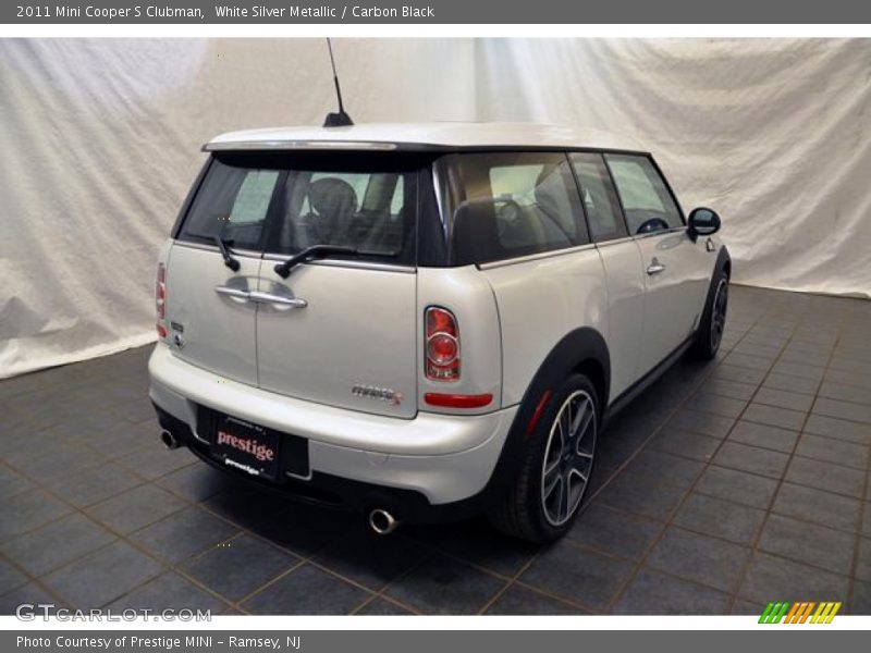 White Silver Metallic / Carbon Black 2011 Mini Cooper S Clubman