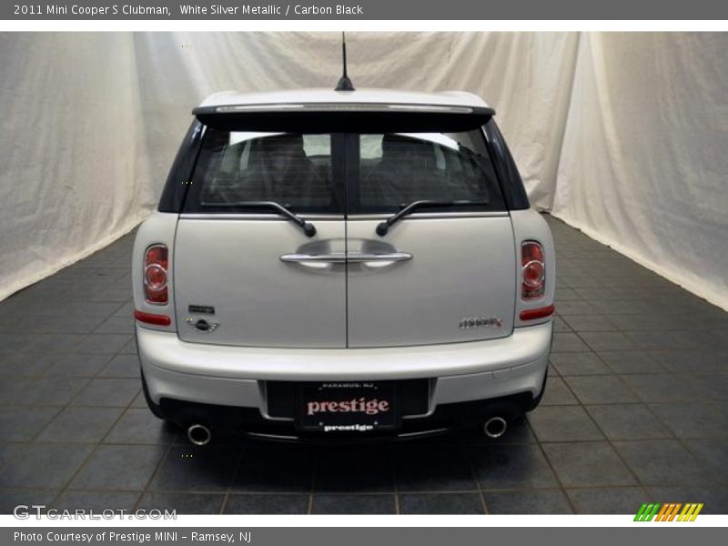 White Silver Metallic / Carbon Black 2011 Mini Cooper S Clubman