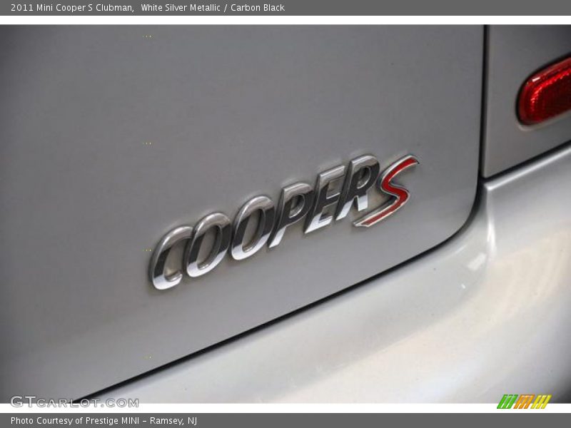 White Silver Metallic / Carbon Black 2011 Mini Cooper S Clubman