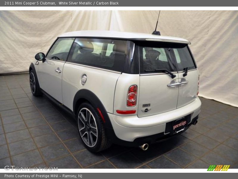 White Silver Metallic / Carbon Black 2011 Mini Cooper S Clubman