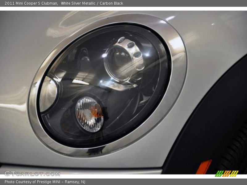 White Silver Metallic / Carbon Black 2011 Mini Cooper S Clubman
