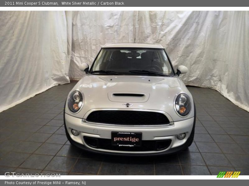 White Silver Metallic / Carbon Black 2011 Mini Cooper S Clubman