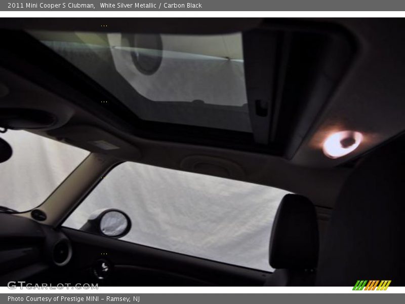 White Silver Metallic / Carbon Black 2011 Mini Cooper S Clubman