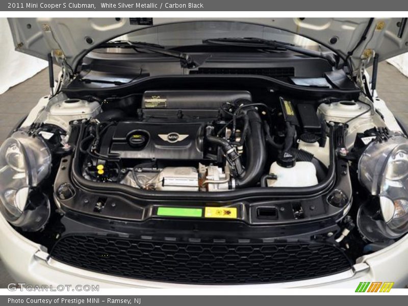 White Silver Metallic / Carbon Black 2011 Mini Cooper S Clubman