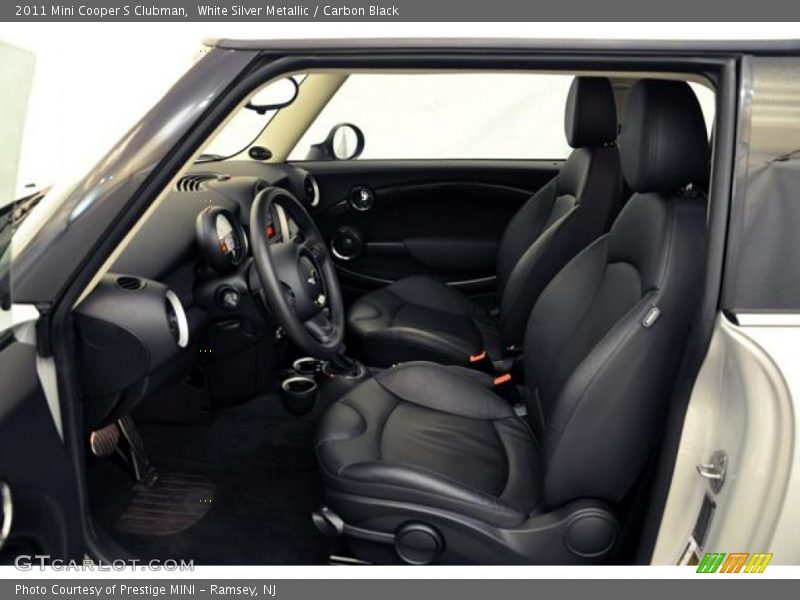 White Silver Metallic / Carbon Black 2011 Mini Cooper S Clubman
