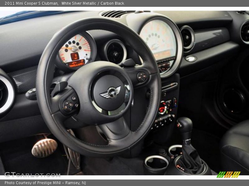 White Silver Metallic / Carbon Black 2011 Mini Cooper S Clubman