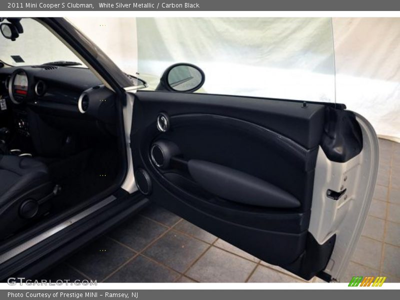 White Silver Metallic / Carbon Black 2011 Mini Cooper S Clubman